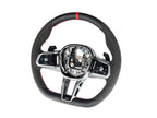 Kies-Motorsports AutoTecknic USA AutoTecknic Alcantara Steering Wheel - BMW G60 5-Series G60 5-Series