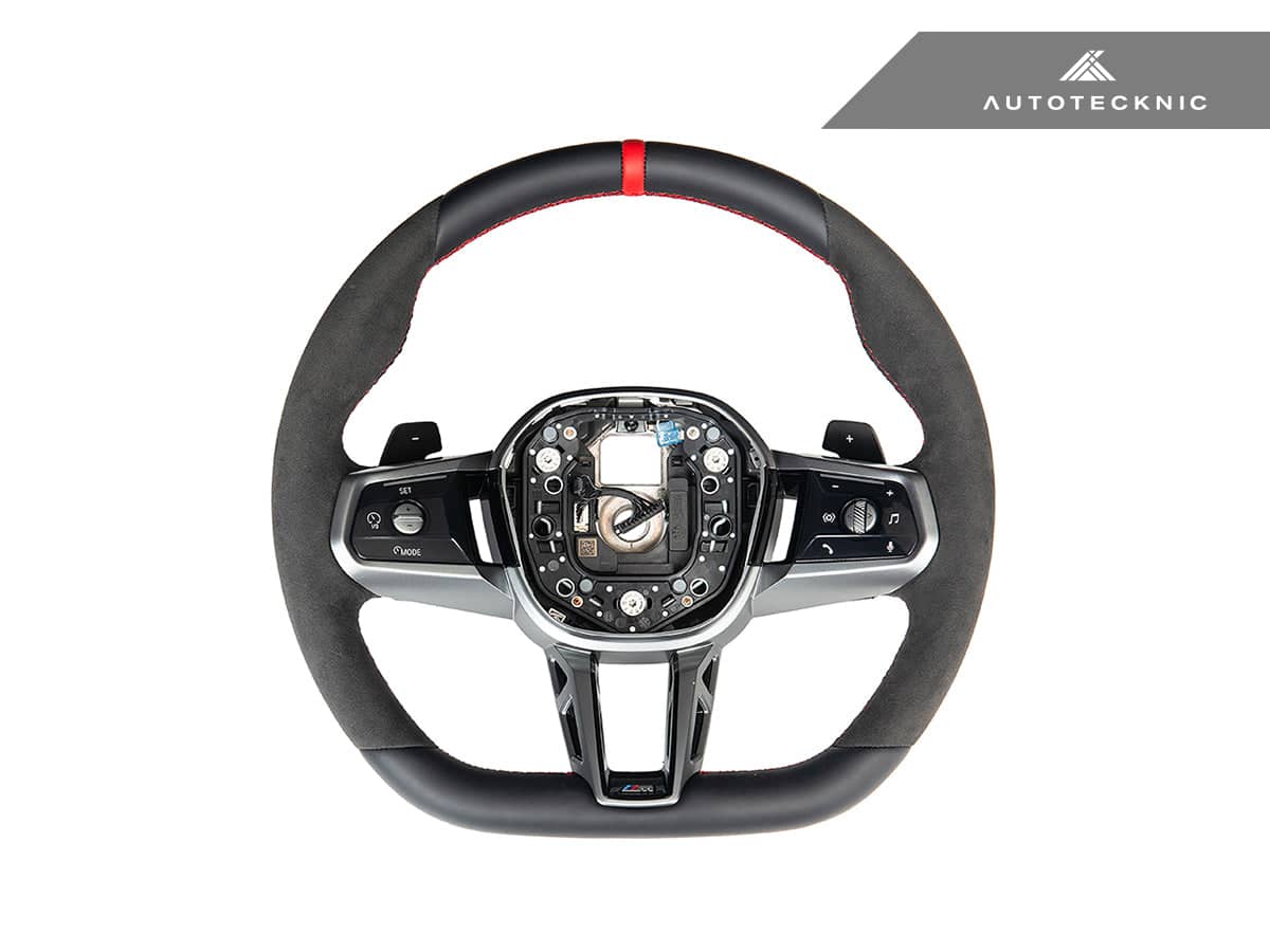 Kies-Motorsports AutoTecknic USA AutoTecknic Alcantara Steering Wheel - G60 5-Series G60 5-Series