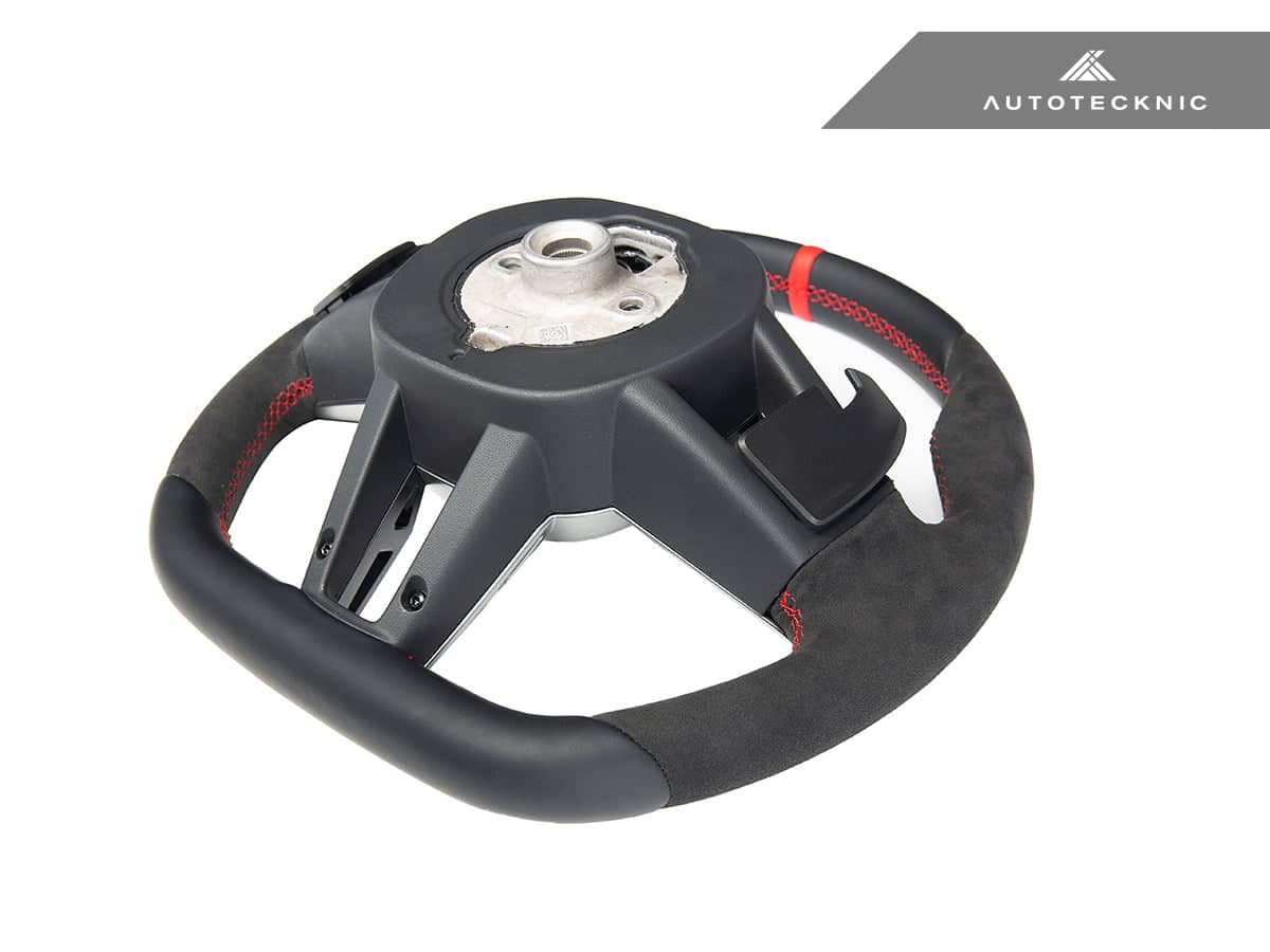 Kies-Motorsports AutoTecknic USA AutoTecknic Alcantara Steering Wheel - G60 5-Series G60 5-Series