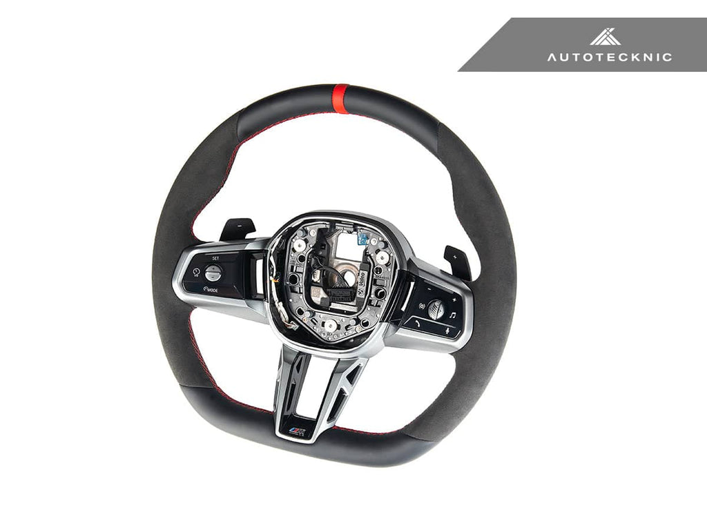 Kies-Motorsports AutoTecknic USA AutoTecknic Alcantara Steering Wheel - G60 5-Series G60 5-Series