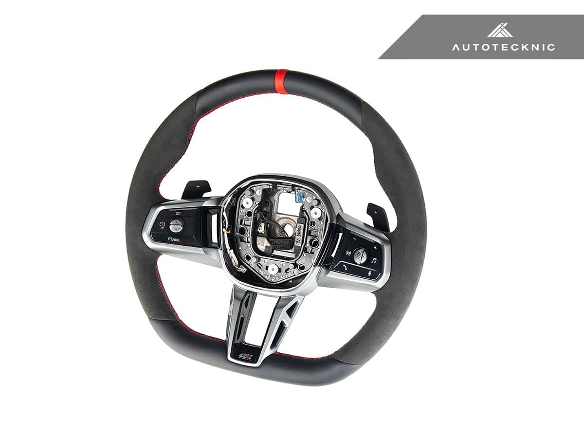 Kies-Motorsports AutoTecknic USA AutoTecknic Alcantara Steering Wheel - G60 5-Series G60 5-Series