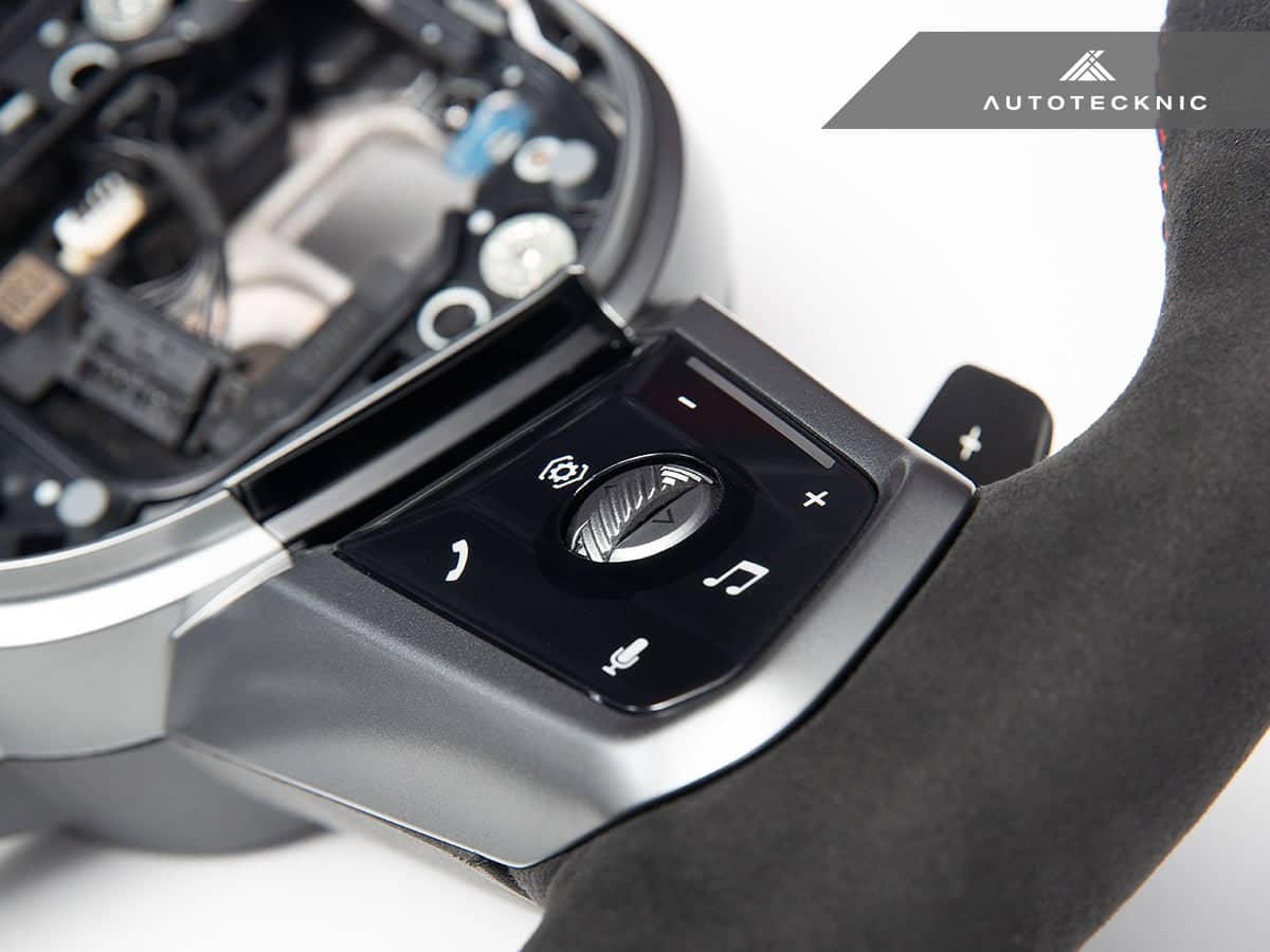 Kies-Motorsports AutoTecknic USA AutoTecknic Alcantara Steering Wheel - G60 5-Series G60 5-Series