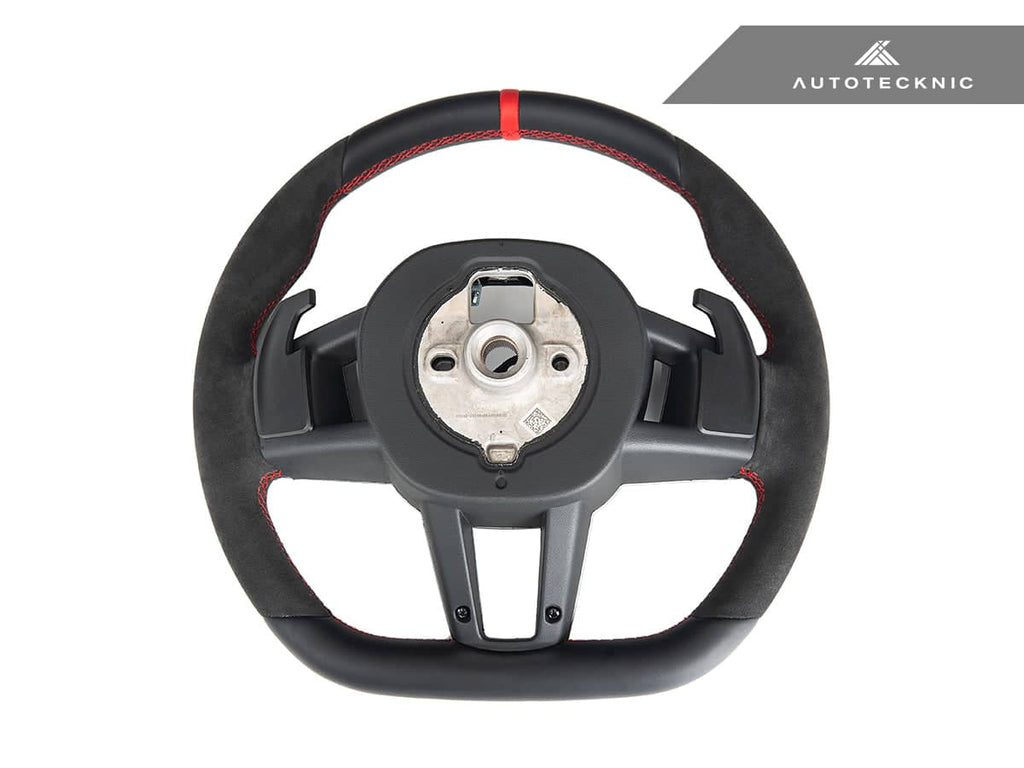 Kies-Motorsports AutoTecknic USA AutoTecknic Alcantara Steering Wheel - G60 5-Series G60 5-Series