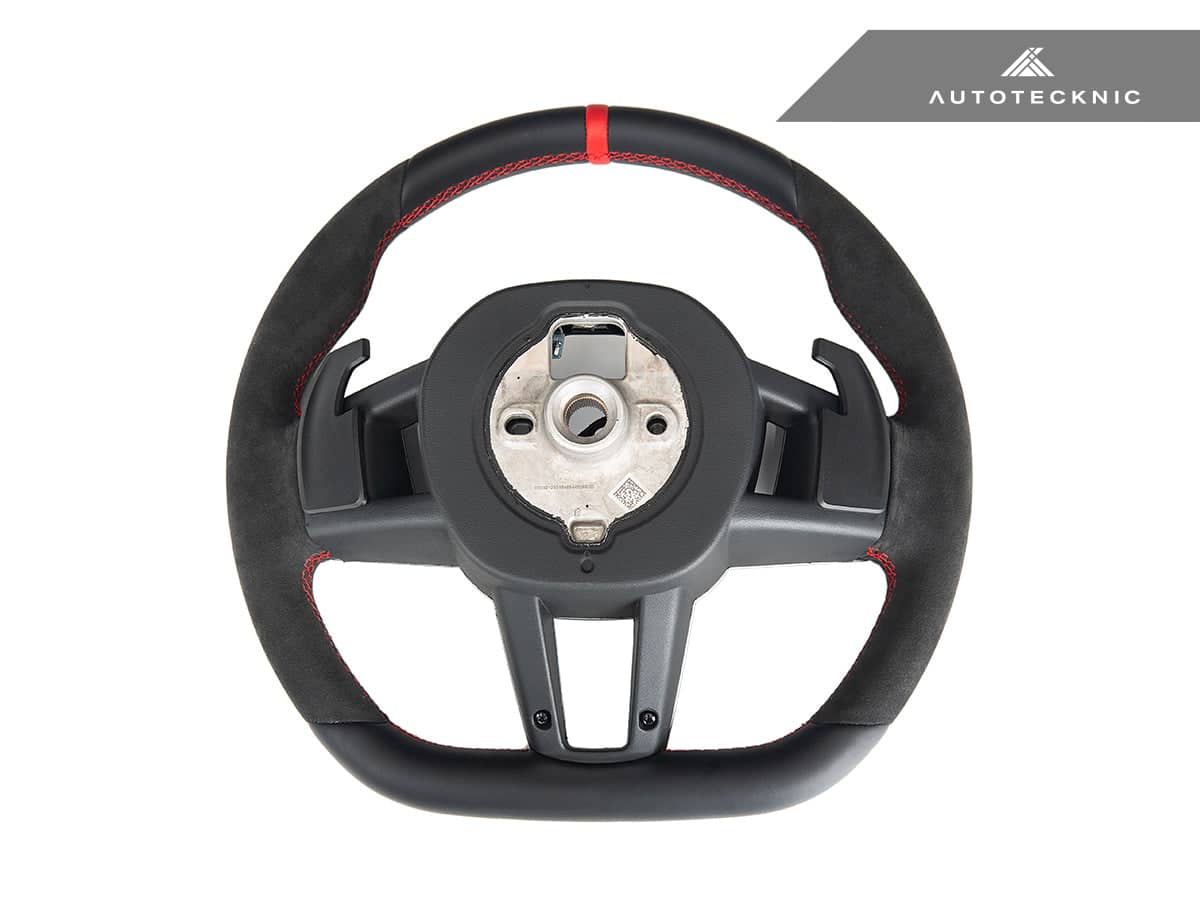 Kies-Motorsports AutoTecknic USA AutoTecknic Alcantara Steering Wheel - G60 5-Series G60 5-Series