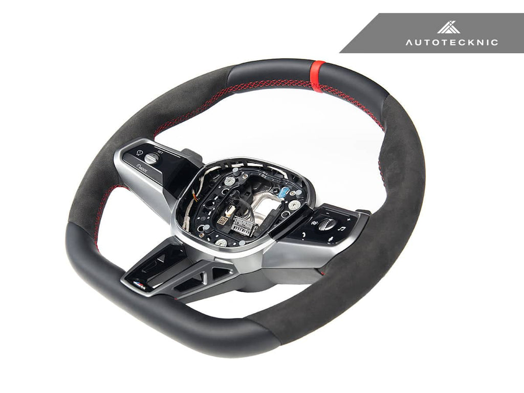 Kies-Motorsports AutoTecknic USA AutoTecknic Alcantara Steering Wheel - G60 5-Series G60 5-Series