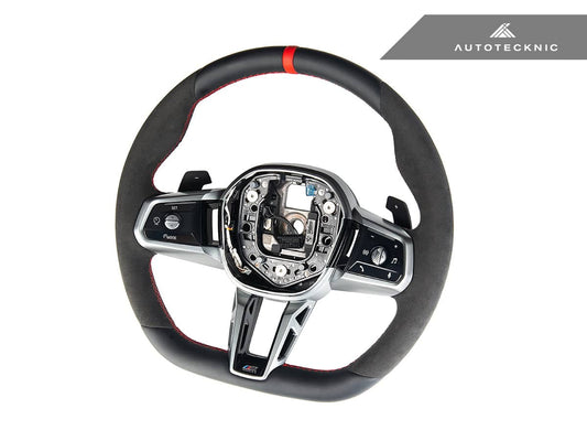 Kies-Motorsports AutoTecknic USA AutoTecknic Alcantara Steering Wheel - G60 5-Series G60 5-Series