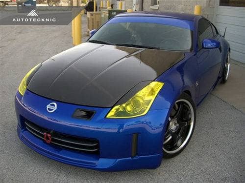Kies-Motorsports AutoTecknic USA AutoTecknic Aluminum Track Ready Tow Hook - Nissan 350Z (2005-Up) Blue
