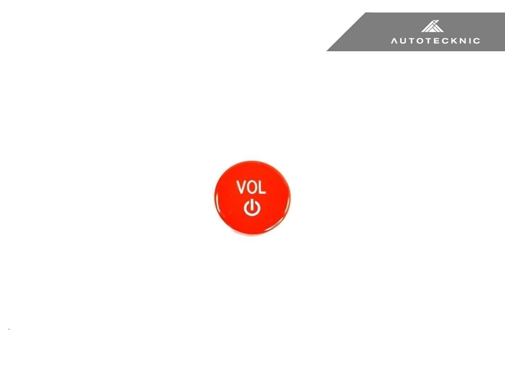 Kies-Motorsports AutoTecknic USA AutoTecknic Bright Red Audio Volume Button - F95 X5M | F96 X6M 2020–2023