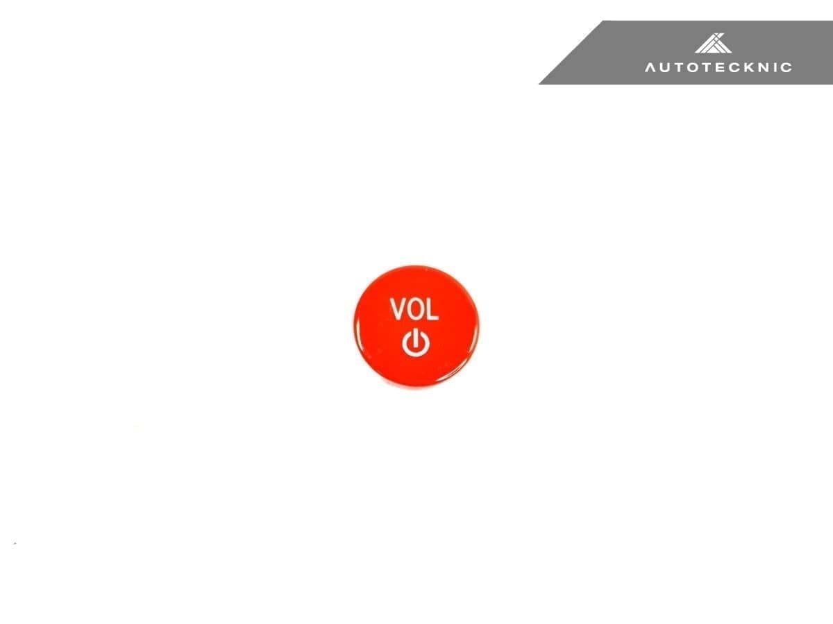 Kies-Motorsports AutoTecknic USA AutoTecknic Bright Red Audio Volume Button - F95 X5M | F96 X6M 2020–2023