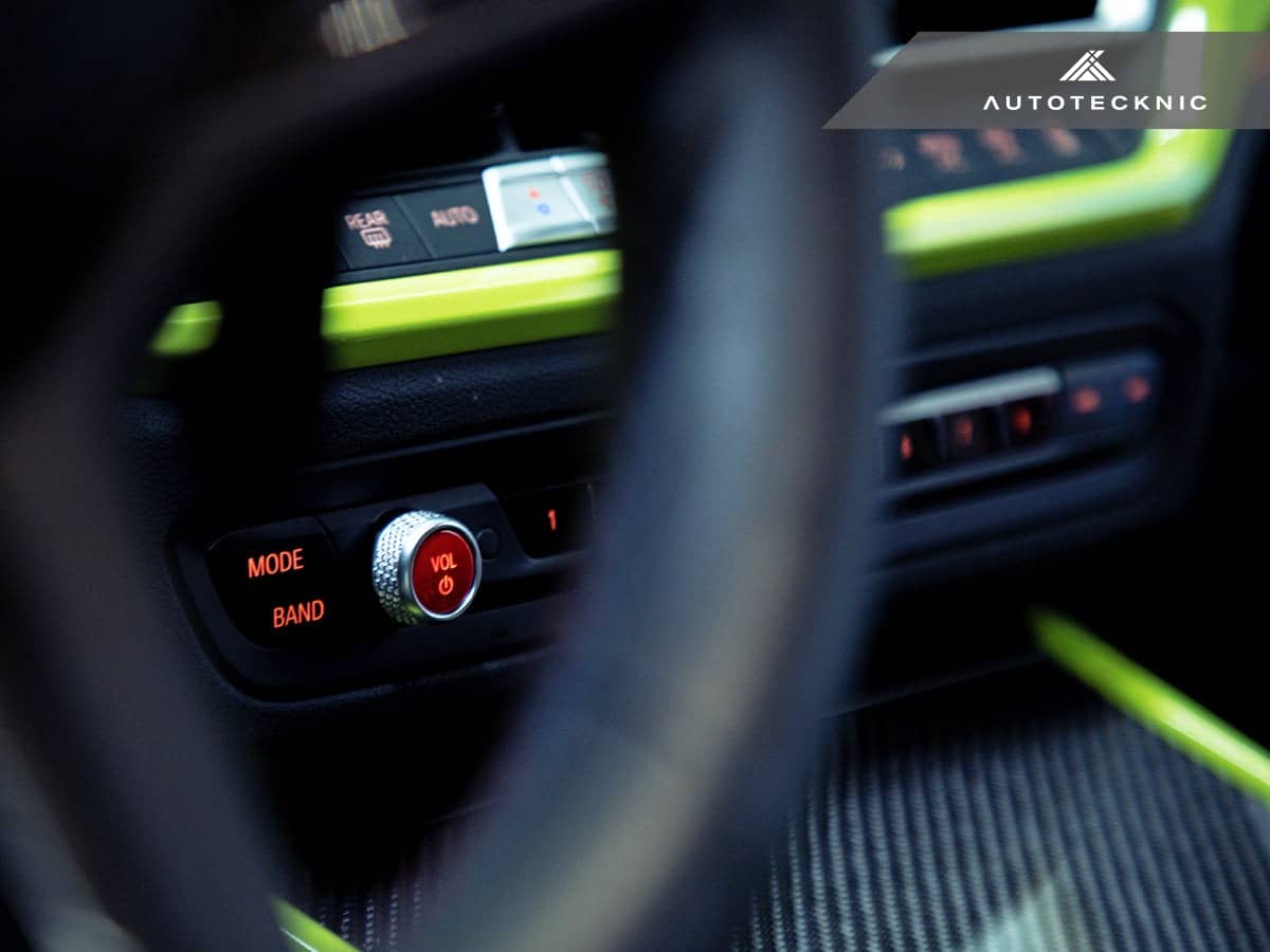 Kies-Motorsports AutoTecknic USA AutoTecknic Bright Red Audio Volume Button - F97 X3M | F98 X4M LCI