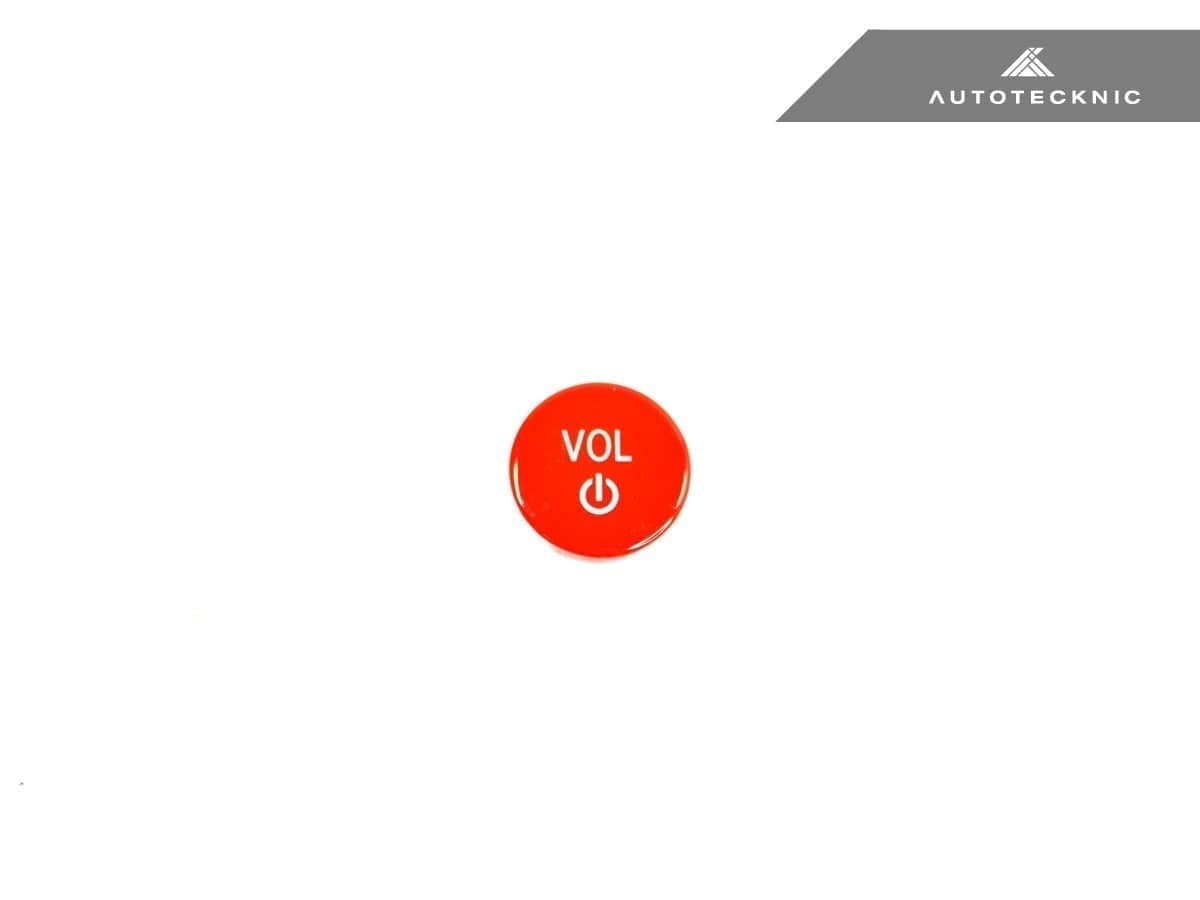 Kies-Motorsports AutoTecknic USA AutoTecknic Bright Red Audio Volume Button - F97 X3M | F98 X4M LCI 2022–2023