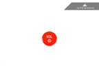 Kies-Motorsports AutoTecknic USA AutoTecknic Bright Red Audio Volume Button - G01 X3 | G02 X4 LCI 2022–2024