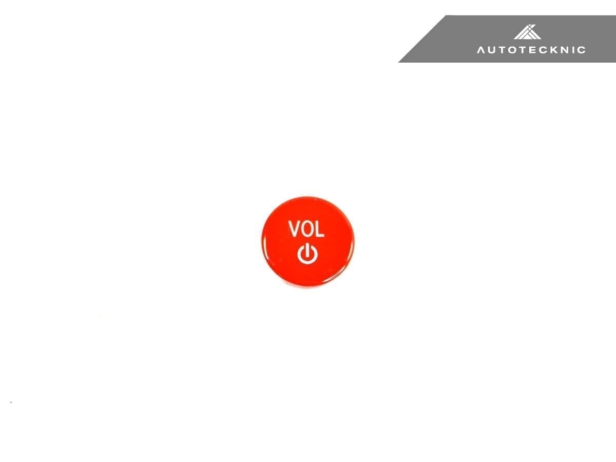 Kies-Motorsports AutoTecknic USA AutoTecknic Bright Red Audio Volume Button - G05 X5 | G06 X6 | G07 X7