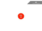 Kies-Motorsports AutoTecknic USA AutoTecknic Bright Red Audio Volume Button - G14/ G15/ G16 8-Series