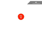 Kies-Motorsports AutoTecknic USA AutoTecknic Bright Red Audio Volume Button - G30/ G31 5 Series