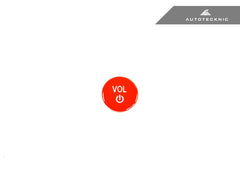 Kies-Motorsports AutoTecknic USA AutoTecknic Bright Red Audio Volume Button - G42 2-Series Coupe