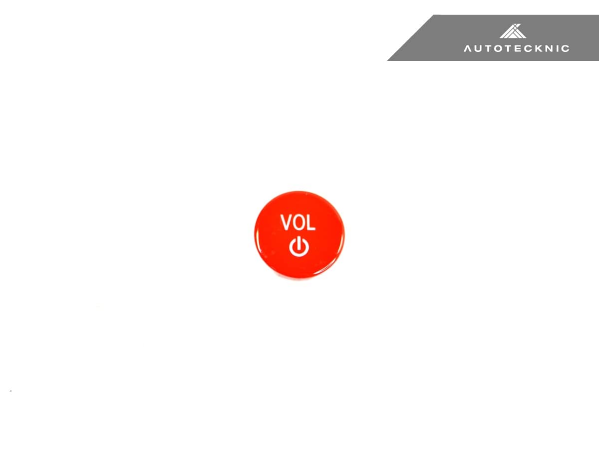 Kies-Motorsports AutoTecknic USA AutoTecknic Bright Red Audio Volume Button - G42 2-Series Coupe Main image
