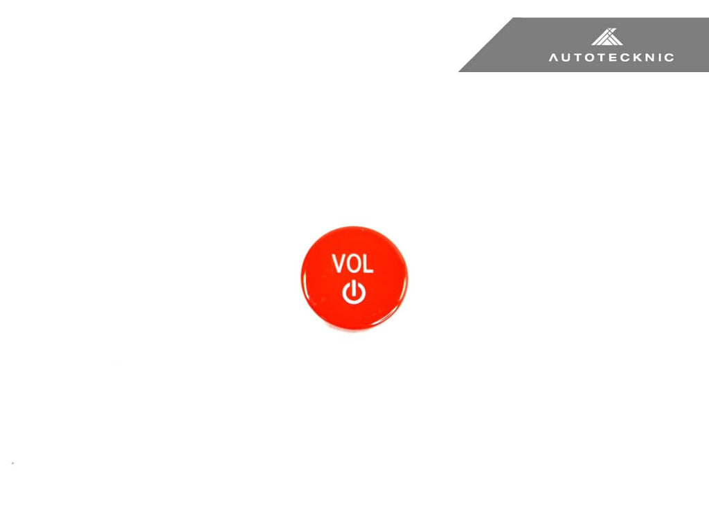 Kies-Motorsports AutoTecknic USA AutoTecknic Bright Red Audio Volume Button - G42 2-Series Coupe