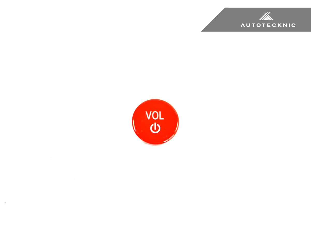 Kies-Motorsports AutoTecknic USA AutoTecknic Bright Red Audio Volume Button - G87 M2