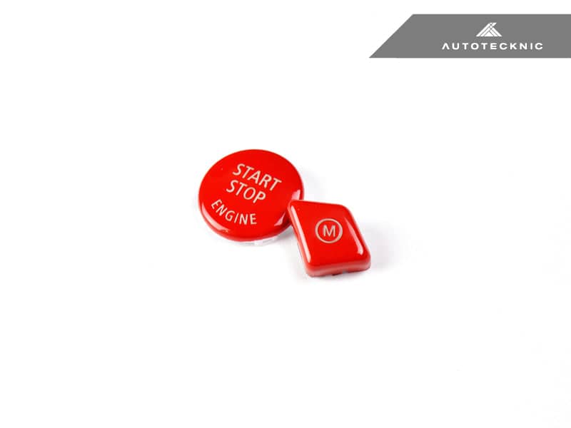 Kies-Motorsports AutoTecknic USA AutoTecknic Bright Red M Button - E60 M5 | E63/ E64 M6 E60 M5 / Yes - Add Start/ Stop Button