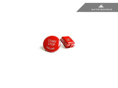 Kies-Motorsports AutoTecknic USA AutoTecknic Bright Red M Button - E9X M3 E90 M3 / Yes - Add Start/ Stop Button