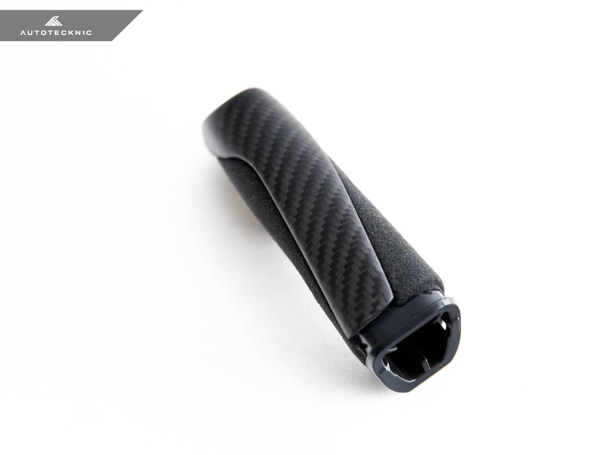 Kies-Motorsports AutoTecknic USA AutoTecknic Carbon Alcantara E-Brake Handle - BMW F-Chassis