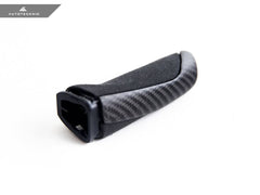 Kies-Motorsports AutoTecknic USA AutoTecknic Carbon Alcantara E-Brake Handle - BMW F-Chassis Matte Carbon Finish