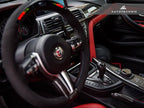 Kies-Motorsports AutoTecknic USA AutoTecknic Carbon Alcantara Shift Console Trim - F80 M3 | F82/ F83 M4