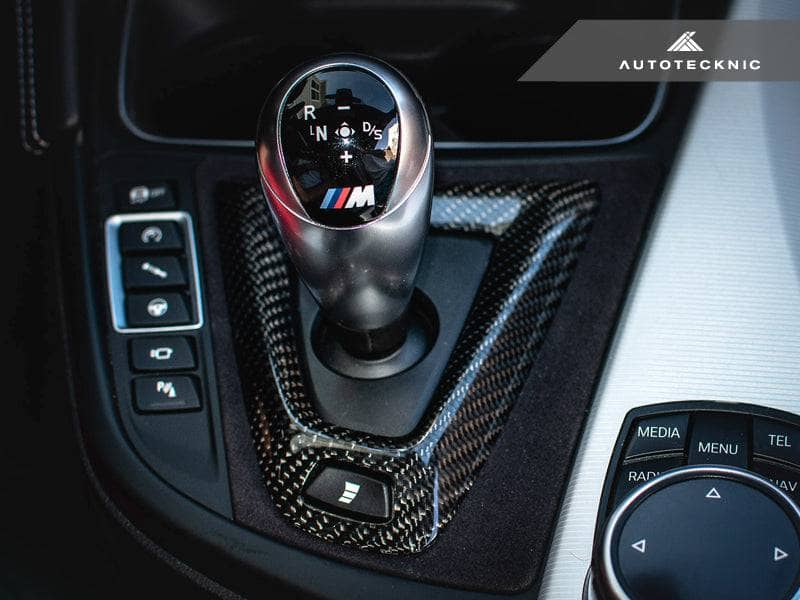 AutoTecknic Carbon Alcantara Shift Console Trim - BMW F80 M3 | F82/ F83 M4 Secondary image
