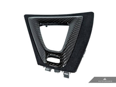 Kies-Motorsports AutoTecknic USA AutoTecknic Carbon Alcantara Shift Console Trim - F87 M2 Competition | M2 CS