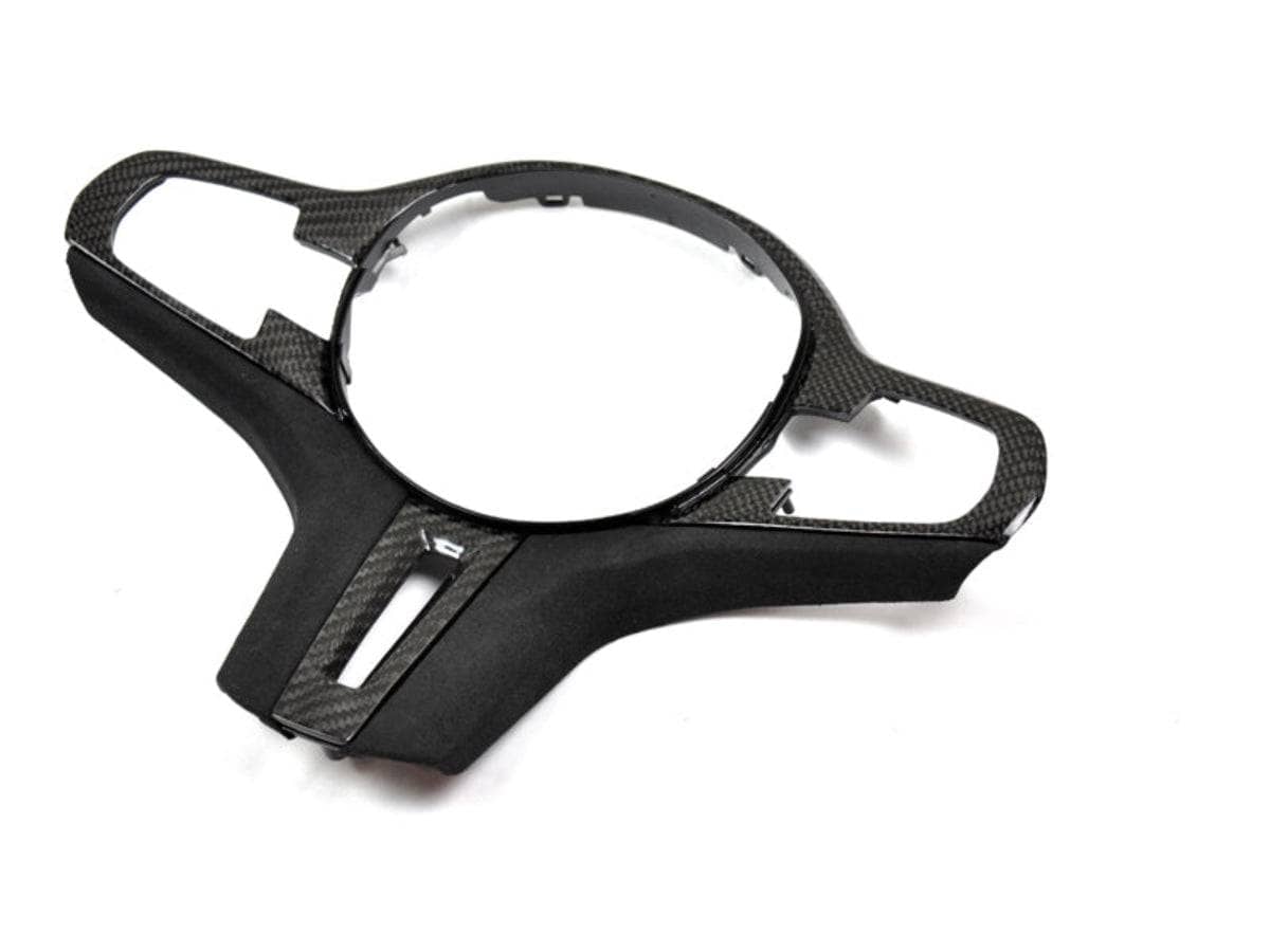 Kies-Motorsports AutoTecknic USA AutoTecknic Carbon Alcantara Steering Wheel Trim - BMW G11/ G12 7-Series Main image