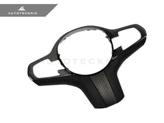 Kies-Motorsports AutoTecknic USA AutoTecknic Carbon Alcantara Steering Wheel Trim - G01 X3 | G02 X4 G01 X3 2017-2019 / Non-Heated Steering Wheel / No - Traffic Jam Assistant