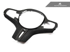Kies-Motorsports AutoTecknic USA AutoTecknic Carbon Alcantara Steering Wheel Trim - G11/ G12 7-Series