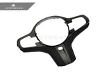 Kies-Motorsports AutoTecknic USA AutoTecknic Carbon Alcantara Steering Wheel Trim - G11/ G12 7-Series