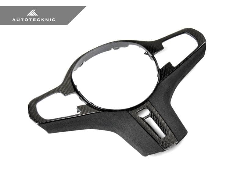 Kies-Motorsports AutoTecknic USA AutoTecknic Carbon Alcantara Steering Wheel Trim - G11/ G12 7-Series