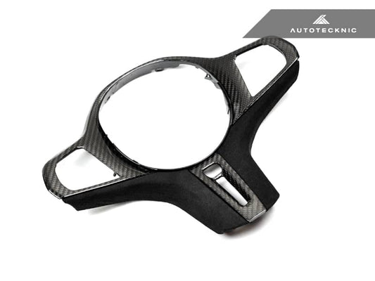 Kies-Motorsports AutoTecknic USA AutoTecknic Carbon Alcantara Steering Wheel Trim - G20 3-Series G20 3-Series / Heated Steering Wheel / No