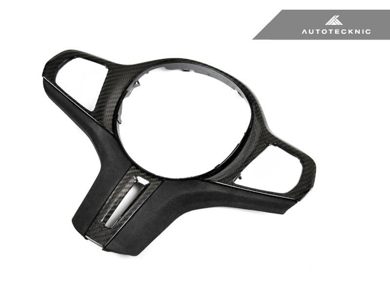 Kies-Motorsports AutoTecknic USA AutoTecknic Carbon Alcantara Steering Wheel Trim - G22/ G26 4-Series G22 4-Series Coupe / Non-Heated Steering Wheel / No