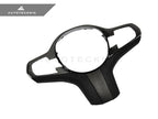 Kies-Motorsports AutoTecknic USA AutoTecknic Carbon Alcantara Steering Wheel Trim - G30 5-Series | G32 6-Series GT