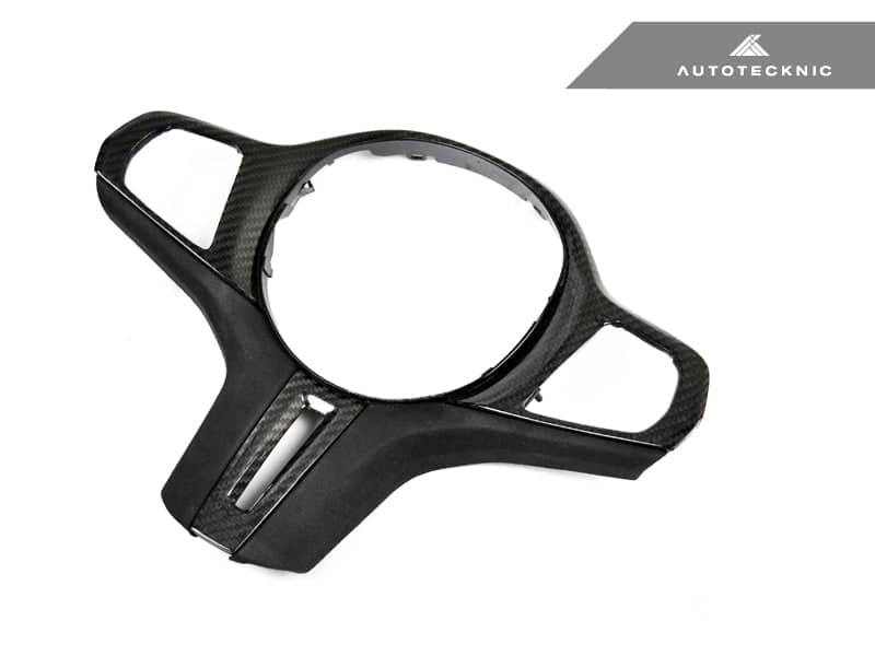 Kies-Motorsports AutoTecknic USA AutoTecknic Carbon Alcantara Steering Wheel Trim - G30 5-Series | G32 6-Series GT G30 5-Series (2020-Up) / Non-Heated Steering Wheel with TJA (Traffic Jam Assistance) / Spoked