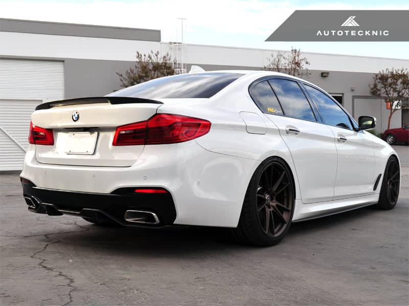 Kies-Motorsports AutoTecknic USA AutoTecknic Carbon Competition Extended-Kick Trunk Spoiler - F90 M5 | G30 5-Series