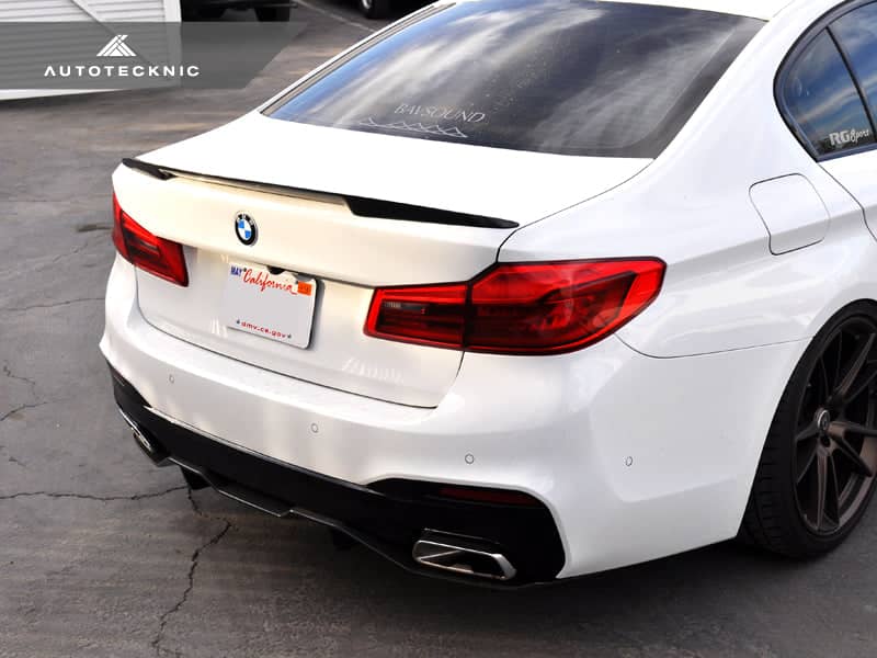 Kies-Motorsports AutoTecknic USA AutoTecknic Carbon Competition Extended-Kick Trunk Spoiler - F90 M5 | G30 5-Series