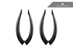 Kies-Motorsports AutoTecknic USA AutoTecknic Carbon Door Grip Handle Trim Set - F30 3-Series | F32 4-Series F30 3-Series Sedan - Front and Rear / Gloss Finish