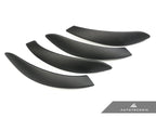 Kies-Motorsports AutoTecknic USA AutoTecknic Carbon Door Grip Handle Trim Set - F30 3-Series | F32 4-Series F30 3-Series Sedan - Front and Rear / Matte Open-Pore Finish