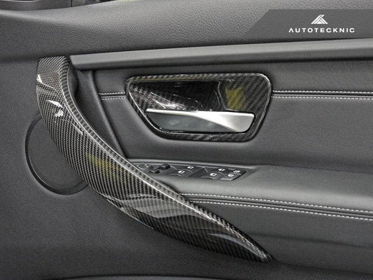 Kies-Motorsports AutoTecknic USA AutoTecknic Carbon Door Grip Handle Trim Set - F8X M3/ M4