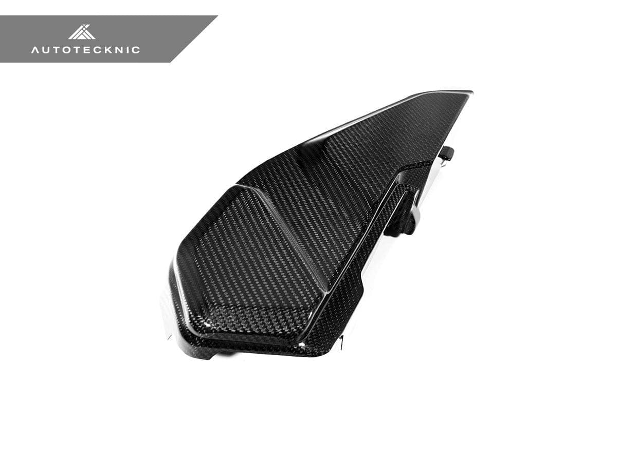 Kies-Motorsports AutoTecknic USA AutoTecknic Carbon Engine Cover Extension Set - F90 M5 | F91 F92 F93 M8