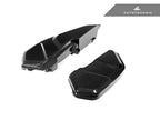 Kies-Motorsports AutoTecknic USA AutoTecknic Carbon Engine Cover Extension Set - F90 M5 | F91 F92 F93 M8