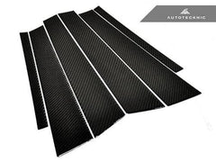 Kies-Motorsports AutoTecknic USA AutoTecknic Carbon Fiber B & C Pillar Covers - BMW F30 3-Series Sedan