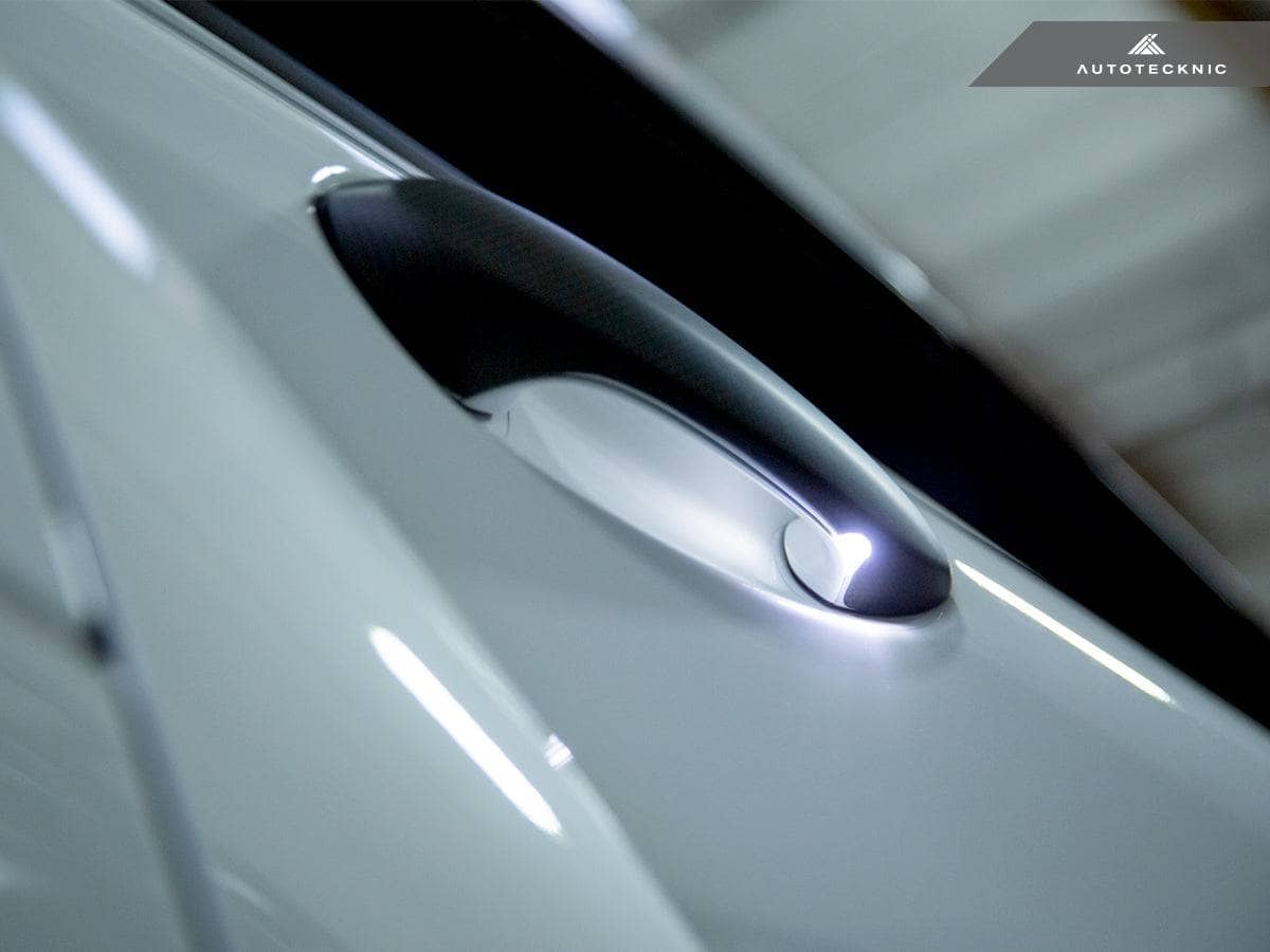 Kies-Motorsports AutoTecknic USA AutoTecknic Carbon Fiber Door Handle Trims - A90 Supra 2020