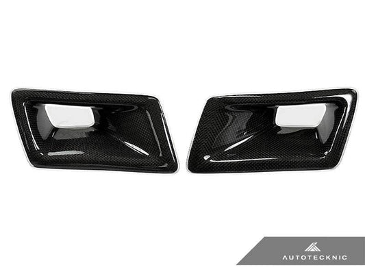 Kies-Motorsports AutoTecknic USA AutoTecknic Carbon Fiber Dual Air Ducts - Nissan 350Z 07-09 (VQ35HR) 350Z 07-09 (VQ35HR)