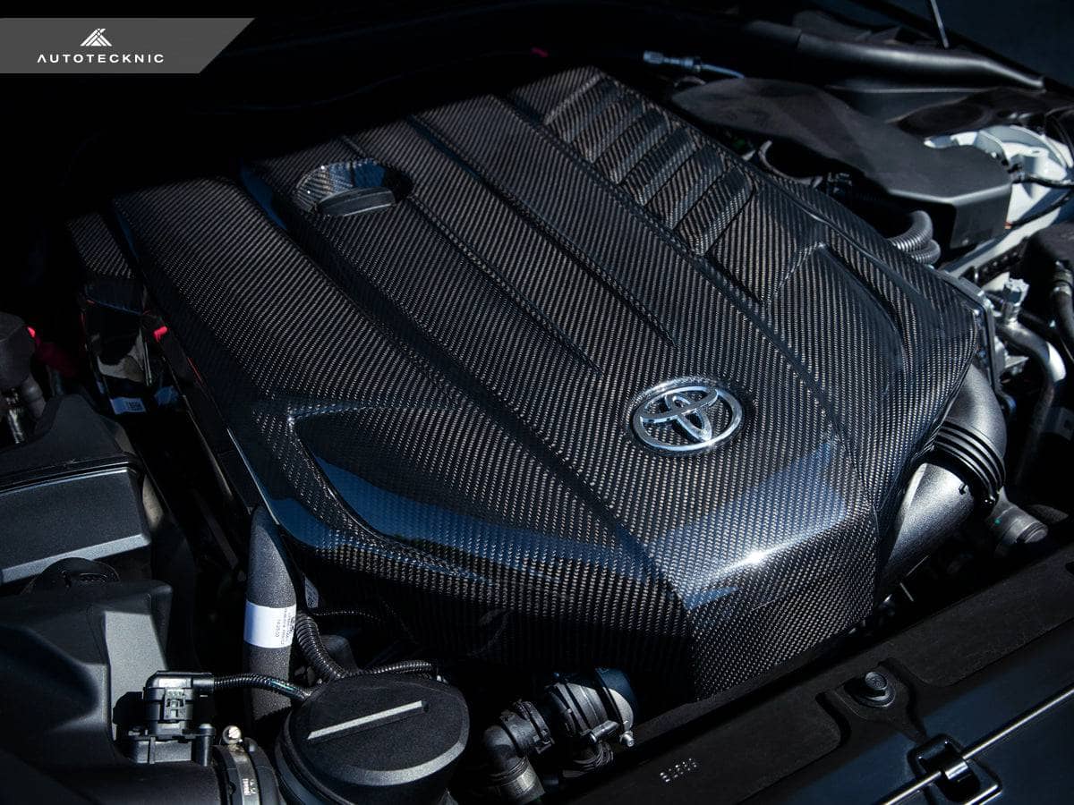 Kies-Motorsports AutoTecknic USA AutoTecknic Carbon Fiber Engine Cover - A90 Supra